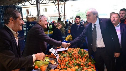 KEPEZ BELEDİYE BAŞKANI MESUT KOCAGÖZ, TEOMANPAŞA SEMT PAZARINDA HALKLA BULUŞTU