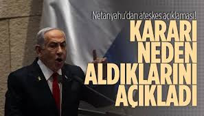 NETANYAHU ATEŞKESİN ARDINDA YATAN SEBEBİ AÇIKLADI: İRAN TEHDİDİNE ODAKLANMAK