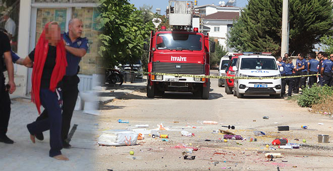 SİNİR KRİZİ GEÇİREN KADIN, EVDE NE VARSA PENCEREDEN SOKAĞA ATTI