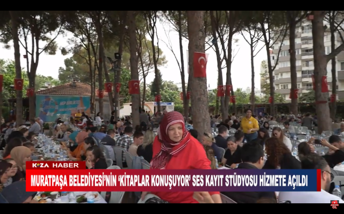 MURATPAŞA BELEDİYESİ’NİN ‘KİTAPLAR KONUŞUYOR’ SES KAYIT STÜDYOSU HİZMETE AÇILDI