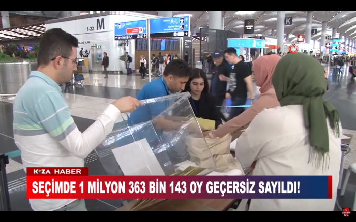 SEÇİMDE 1 MİLYON 363 BİN 143 OY GEÇERSİZ SAYILDI!