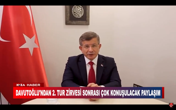 DAVUTOĞLU'NDAN 2. TUR ZİRVESİ SONRASI ÇOK KONUŞULACAK PAYLAŞIM