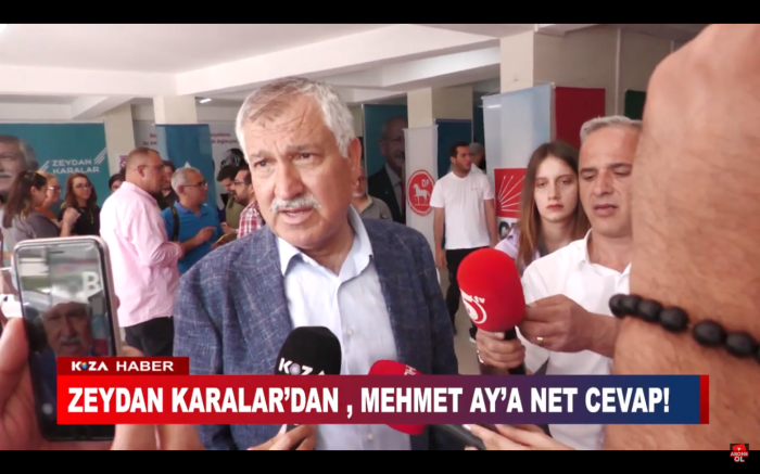 ZEYDAN KARALAR’DAN , MEHMET AY’A NET CEVAP!