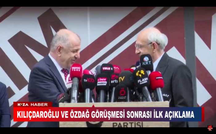 KILIÇDAROĞLU VE ÖZDAĞ GÖRÜŞMESİ SONRASI İLK AÇIKLAMA