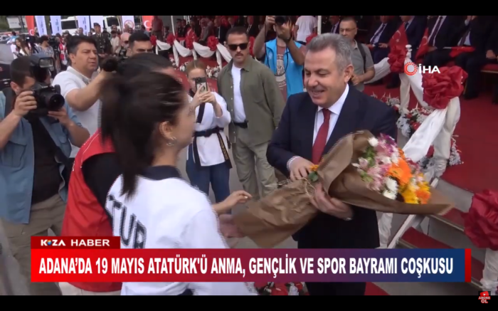 ADANA’DA 19 MAYIS ATATÜRK'Ü ANMA, GENÇLİK VE SPOR BAYRAMI COŞKUSU