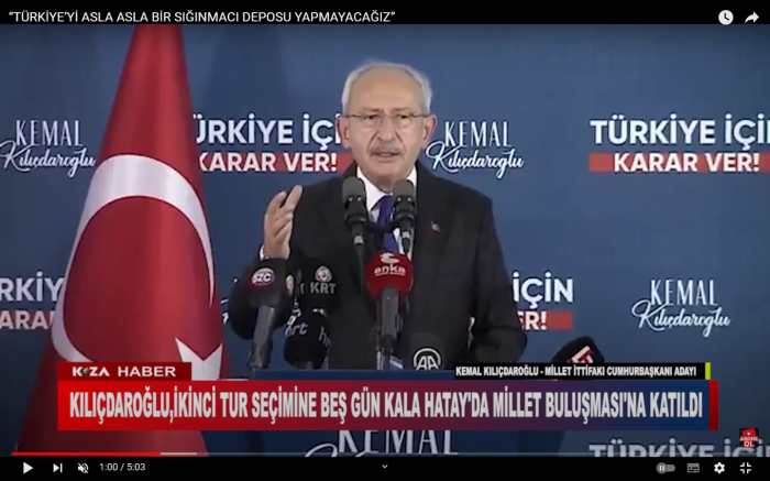 “TÜRKİYE’Yİ ASLA ASLA BİR SIĞINMACI DEPOSU YAPMAYACAĞIZ”