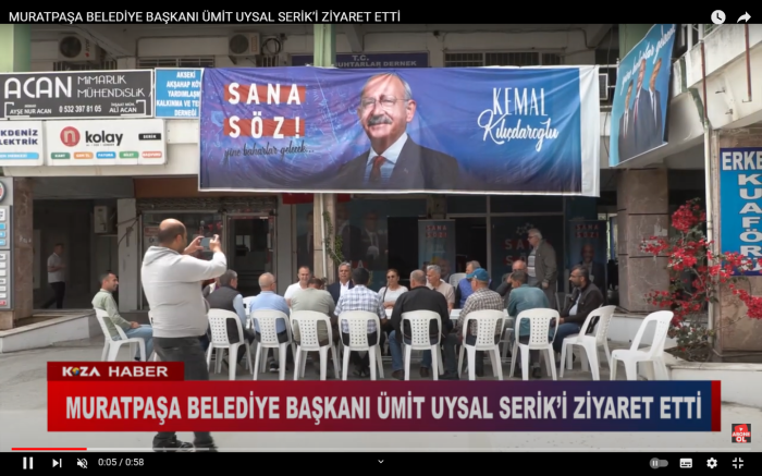 MURATPAŞA BELEDİYE BAŞKANI ÜMİT UYSAL SERİK’İ ZİYARET ETTİ