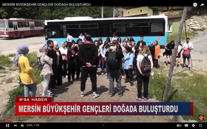 MERSİN BÜYÜKŞEHİR GENÇLERİ DOĞADA BULUŞTURDU