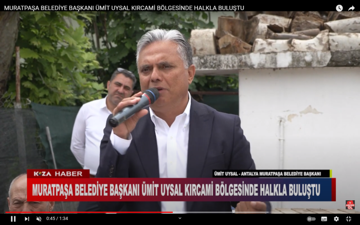 MURATPAŞA BELEDİYE BAŞKANI ÜMİT UYSAL KIRCAMİ BÖLGESİNDE HALKLA BULUŞTU