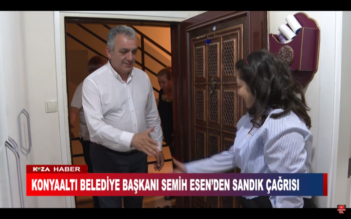 KONYAALTI BELEDİYE BAŞKANI SEMİH ESEN’DEN SANDIK ÇAĞRISI