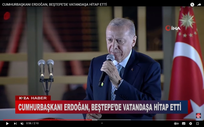 CUMHURBAŞKANI ERDOĞAN, BEŞTEPE’DE VATANDAŞA HİTAP ETTİ