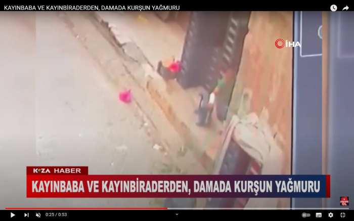 KAYINBABA VE KAYINBİRADERDEN, DAMADA KURŞUN YAĞMURU