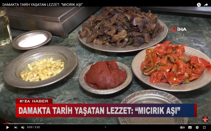 DAMAKTA TARİH YAŞATAN LEZZET: “MICIRIK AŞI”