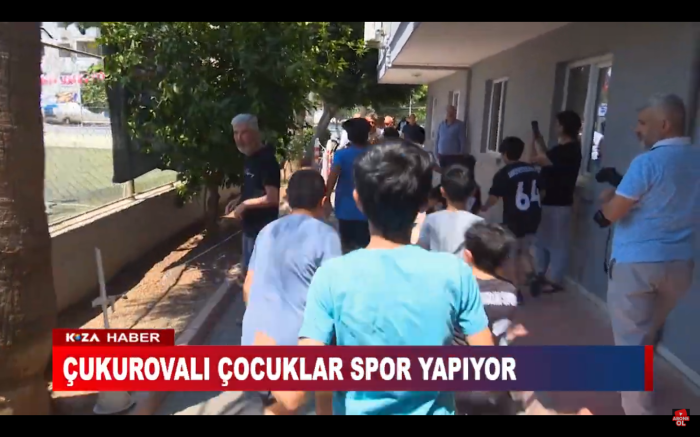 ÇUKUROVALI ÇOCUKLAR SPOR YAPIYOR