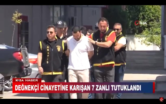 DEĞNEKÇİ CİNAYETİNE KARIŞAN 7 ZANLI TUTUKLANDI