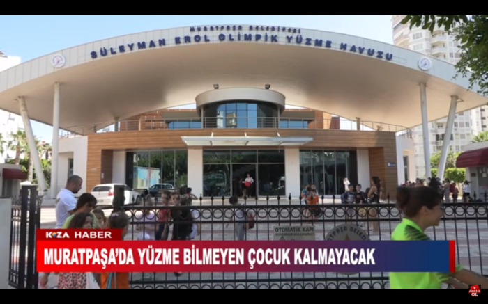 MURATPAŞA’DA YÜZME BİLMEYEN ÇOCUK KALMAYACAK