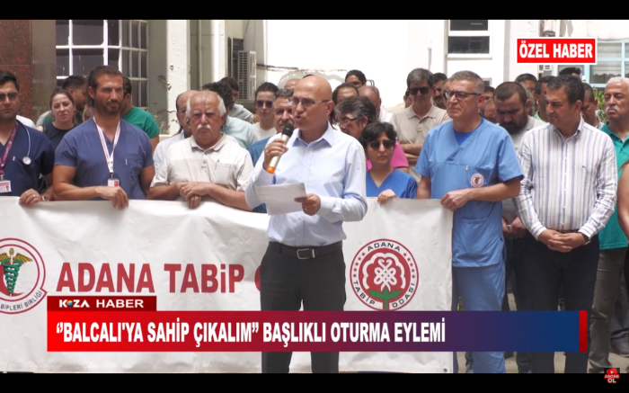 BALCALI'YA SAHİP ÇIKALIM BAŞLIKLI OTURMA EYLEMİ