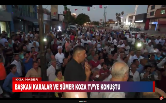 ŞAKİRPAŞA ALTGEÇİDİNİN TEMEL ATMA TÖRENİ KOZA TV EKRANLARINDAN CANLI YAYINLANDI.