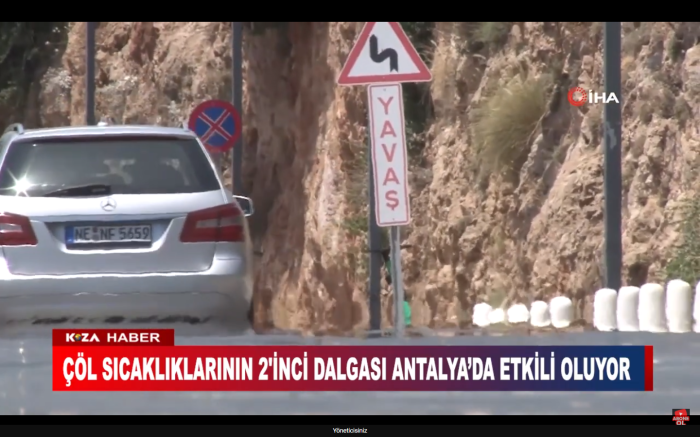 ÇÖL SICAKLIKLARININ 2'İNCİ DALGASI ANTALYA’DA ETKİLİ OLUYOR