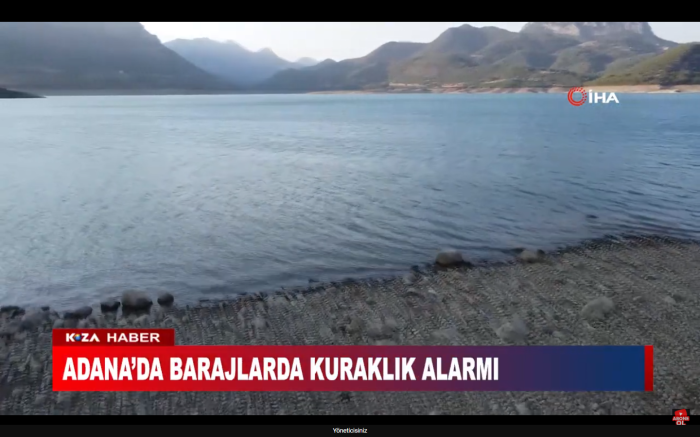 ADANA’DA BARAJLARDA KURAKLIK ALARMI