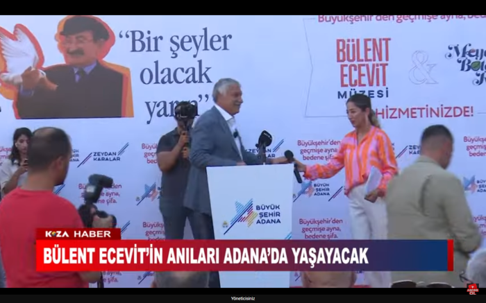 BÜLENT ECEVİT’İN ANILARI ADANA’DA YAŞAYACAK