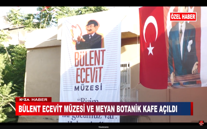 BÜLENT ECEVİT MÜZESİ VE MEYAN BOTANİK KAFE'NİN AÇILDI