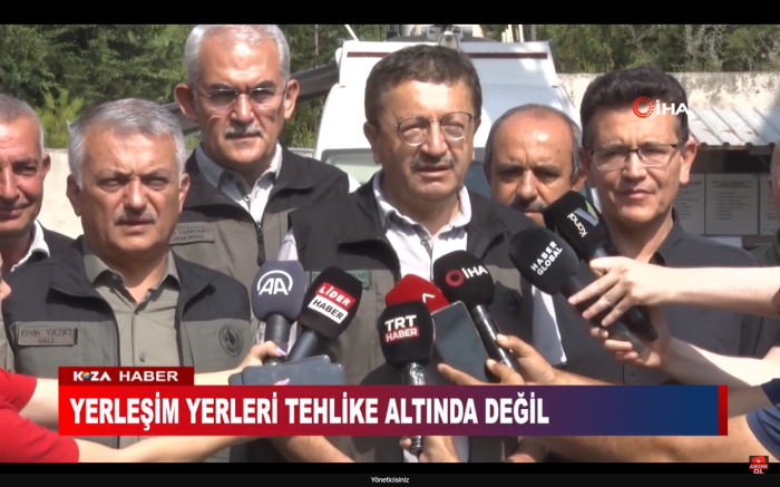 YERLEŞİM YERLERİ TEHLİKE ALTINDA DEĞİL