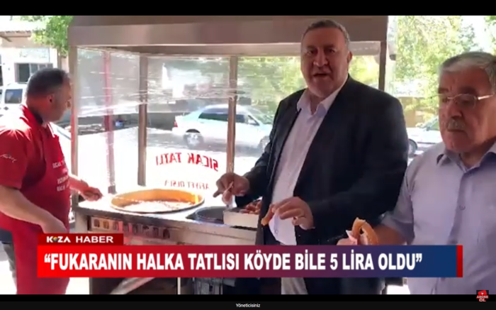 “FUKARANIN HALKA TATLISI KÖYDE BİLE 5 LİRA OLDU”