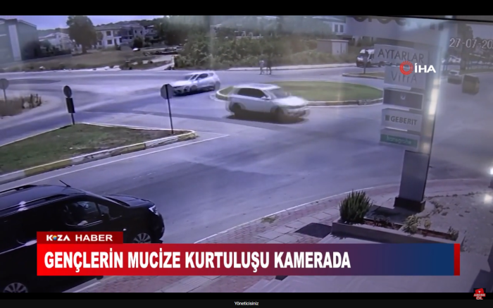 GENÇLERİN MUCİZE KURTULUŞU KAMERADA