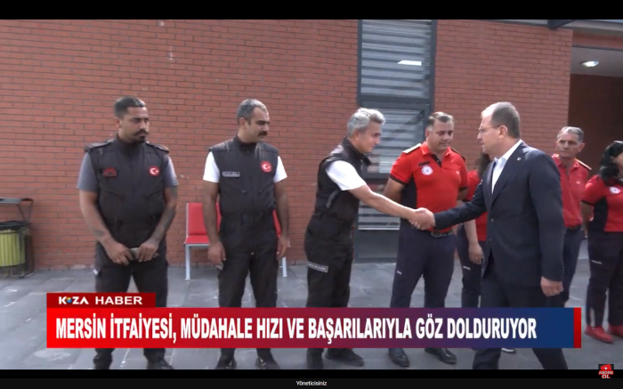 MERSİN İTFAİYESİ, MÜDAHALE HIZI VE BAŞARILARIYLA GÖZ DOLDURUYOR