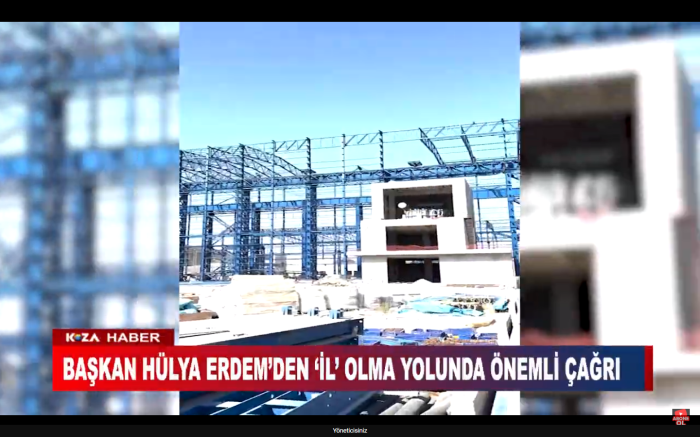 BAŞKAN HÜLYA ERDEM’DEN ‘İL’ OLMA YOLUNDA ÖNEMLİ ÇAĞRI