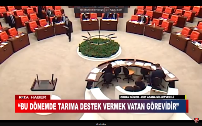 “BU DÖNEMDE TARIMA DESTEK VERMEK VATAN GÖREVİDİR”