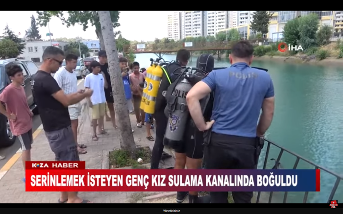 SERİNLEMEK İSTEYEN GENÇ KIZ SULAMA KANALINDA BOĞULDU