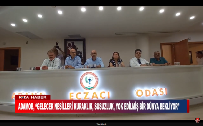 ADAMOB, “GELECEK NESİLLERİ KURAKLIK, SUSUZLUK, YOK EDİLMİŞ BİR DÜNYA BEKLEMEKTEDİR”