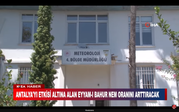 ANTALYA'YI ETKİSİ ALTINA ALAN EYYAM-I BAHUR NEM ORANINI ARTTIRACAK