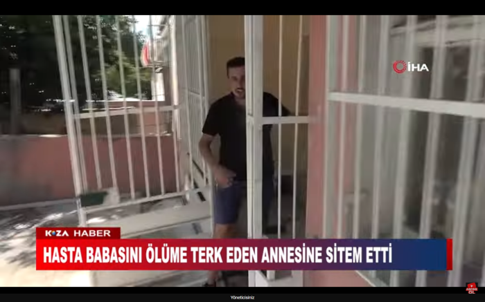 HASTA BABASINI ÖLÜME TERK EDEN EDEN ANNESİNE SİTEM ETTİ