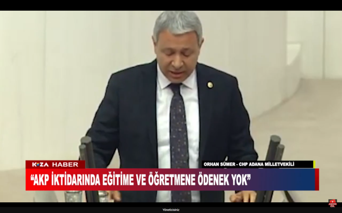 “AKP İKTİDARINDA EĞİTİME VE ÖĞRETMENE ÖDENEK YOK”