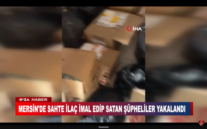 MERSİN'DE SAHTE İLAÇ İMAL EDİP SATAN ŞÜPHELİLER YAKALANDI