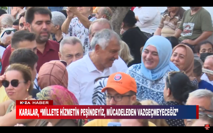 KARALAR, “MİLLETE HİZMETİN PEŞİNDEYİZ, MÜCADELEDEN VAZGEÇMEYECEĞİZ”