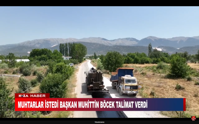 MUHTARLAR İSTEDİ BAŞKAN MUHİTTİN BÖCEK TALİMAT VERDİ