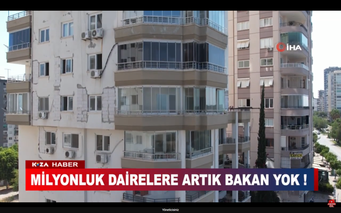 MİLYONLUK DAİRELERE ARTIK BAKAN YOK !