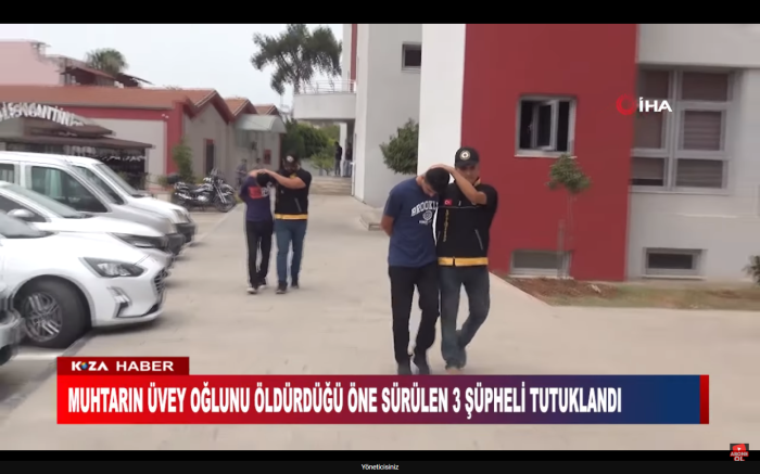 MUHTARIN ÜVEY OĞLUNU ÖLDÜRDÜĞÜ ÖNE SÜRÜLEN 3 ŞÜPHELİ TUTUKLANDI