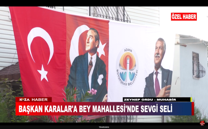 BAŞKAN KARALAR'A BEY MAHALLESİ'NDE SEVGİ SELİ