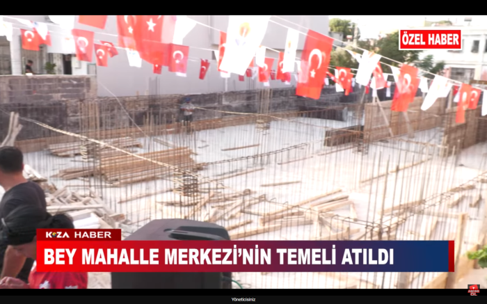 BEY MAHALLE MERKEZİ’NİN TEMELİ ATILDI