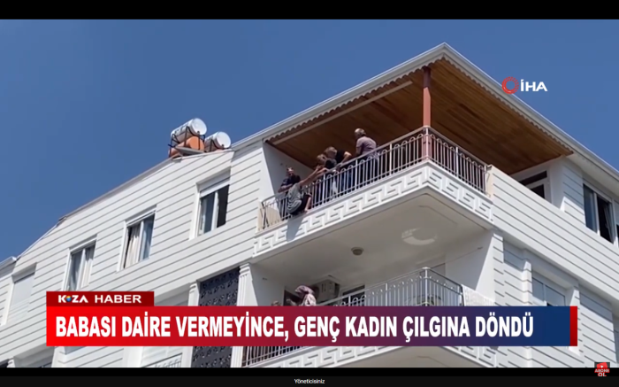 BABASI DAİRE VERMEYİNCE, GENÇ KADIN ÇILGINA DÖNDÜ