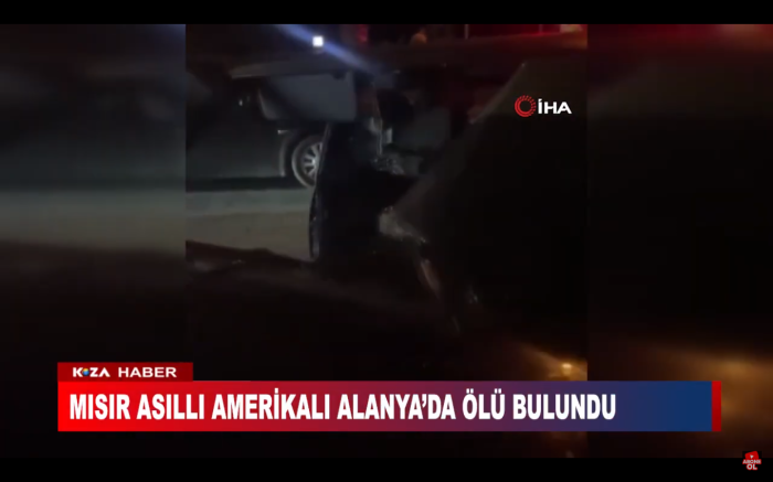 MISIR ASILLI AMERİKALI ALANYA’DA ÖLÜ BULUNDU