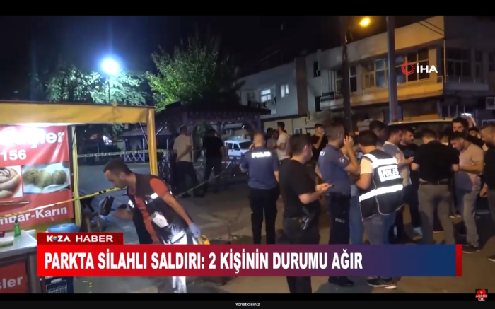 PARKTA SİLAHLI SALDIRI: 2 KİŞİNİN DURUMUNUN AĞIR