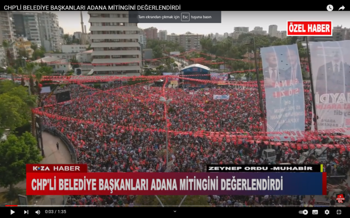 CHP'Lİ BELEDİYE BAŞKANLARI ADANA MİTİNGİNİ DEĞERLENDİRDİ