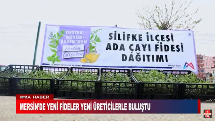 MERSİN’DE YENİ FİDELER YENİ ÜRETİCİLERLE BULUŞTU