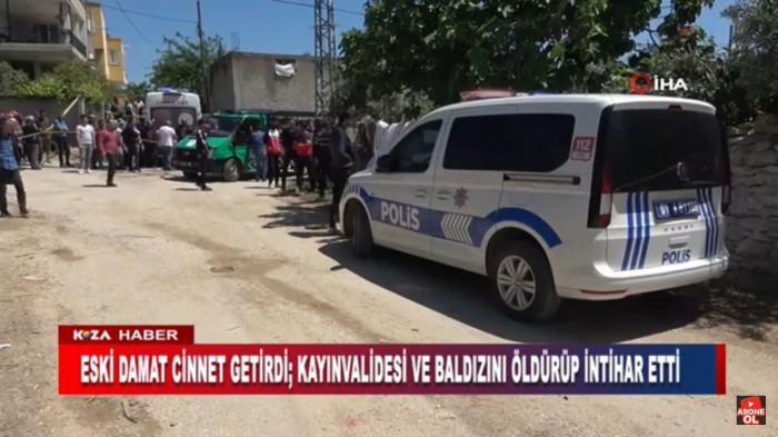 ESKİ DAMAT CİNNET GETİRDİ; KAYINVALİDESİ VE BALDIZINI ÖLDÜRÜP İNTİHAR ETTİ